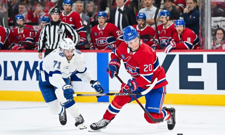 Canadiens playoff notebook: St. Louis trusts Slafkovský as Tampa adjusts