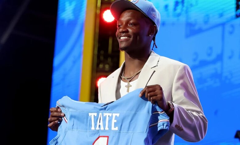 Titans Draft Carnell Tate at No. 4, Fans Blast the Pick