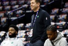 Joe Mazzulla Reacts as Brad Stevens Wins NBA Executive of the Year