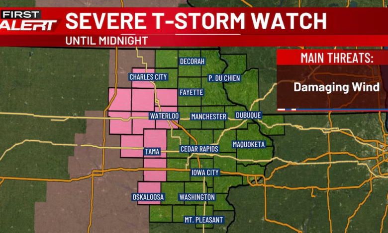First Alert: Storms Moving In—Damaging Winds Possible