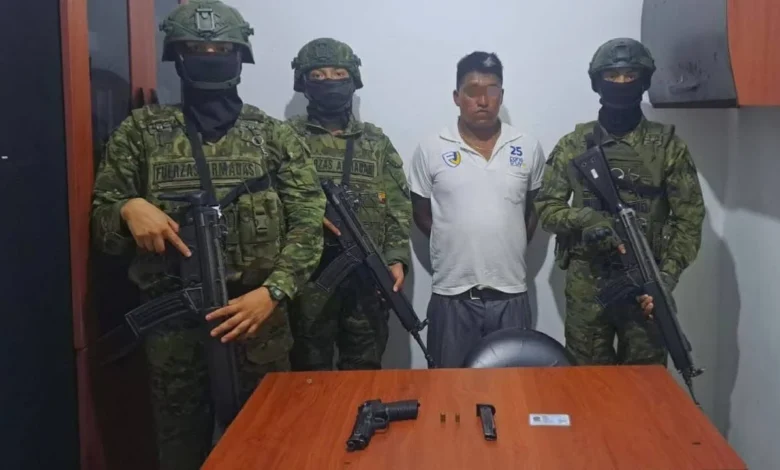 Detención clave en Las Naves: militares incautan arma de fuego