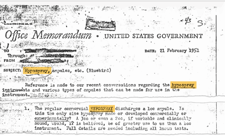 MK-ULTRA: CIA Declassified POW Mind-Control Tests Confirmed