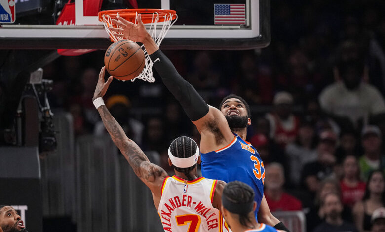 Towns shines as Knicks even Hawks series 2-2 in Game 4