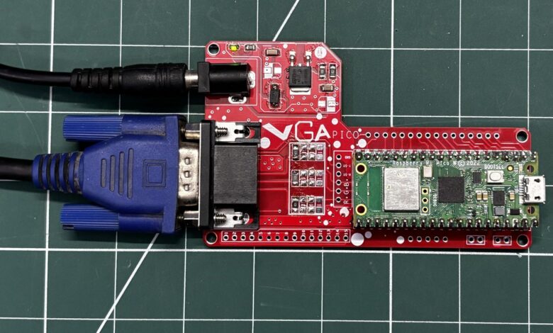 Pi Pico Gets VGA Out: A Compact Board Built for Real Screens