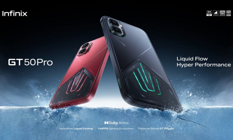 Infinix GT 50 Pro: Liquid cooling and bypass charging for harder gaming