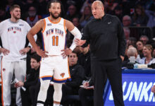 Knicks’ Jalen Brunson breaks silence on fiery father exchange