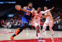 Knicks vs Hawks: Karl-Anthony Towns’ triple-double swings Game 4