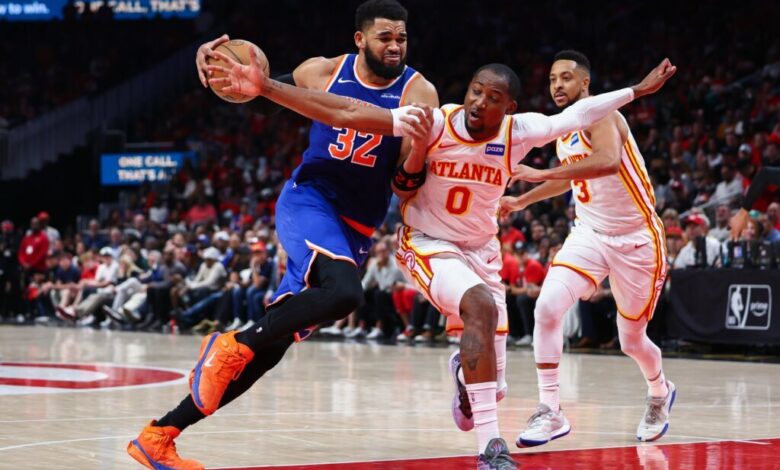 Knicks vs Hawks: Karl-Anthony Towns’ triple-double swings Game 4