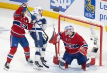 Hagel’s Two Goals Power Lightning Past Canadiens, Series Tied 2-2
