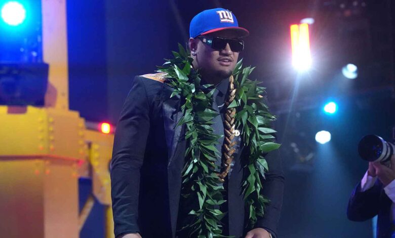 Giants select Francis Mauigoa after vow to protect Dart