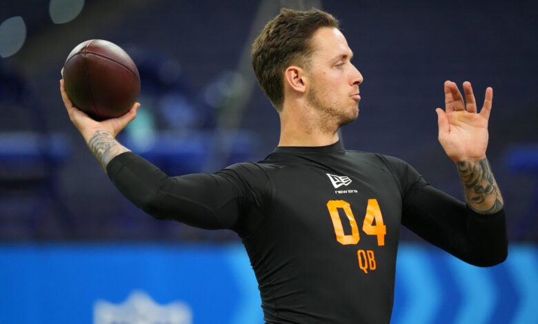 Browns projected to target Carson Beck at No. 74 in mock that stokes QB race