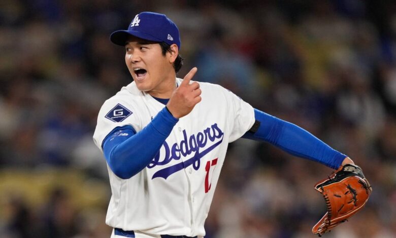 Ohtani strikes out nine in pitching-only outing for Dodgers