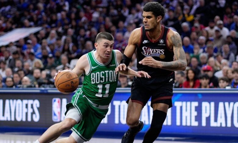 Celtics crush 76ers despite Embiid return to lead 3-1