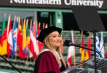 Hilary Duff Urges Northeastern Graduates to Stay Authentic