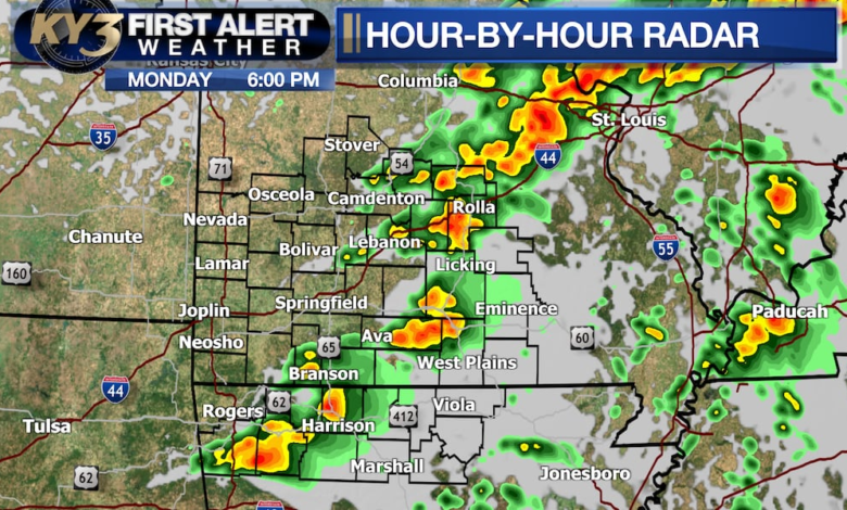 First Alert Weather Day: Tornado Watch & Severe Storm Watch for the Ozarks