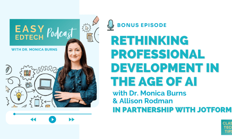 AI-Driven Professional Development: Rethinking PD for Teachers