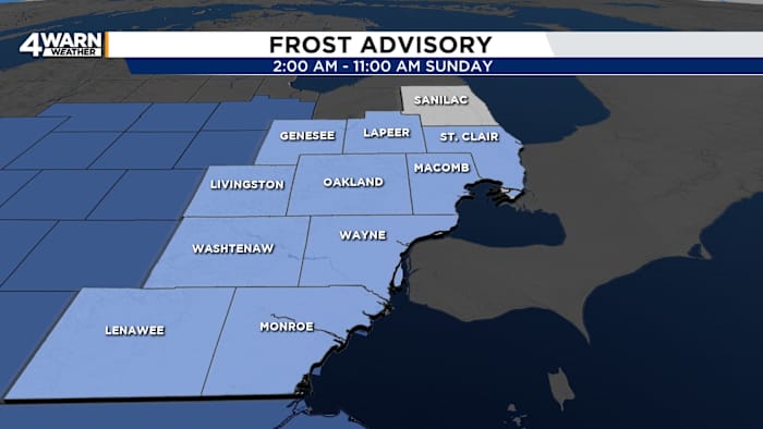 Frost & freeze threat: what Metro Detroit should do this weekend