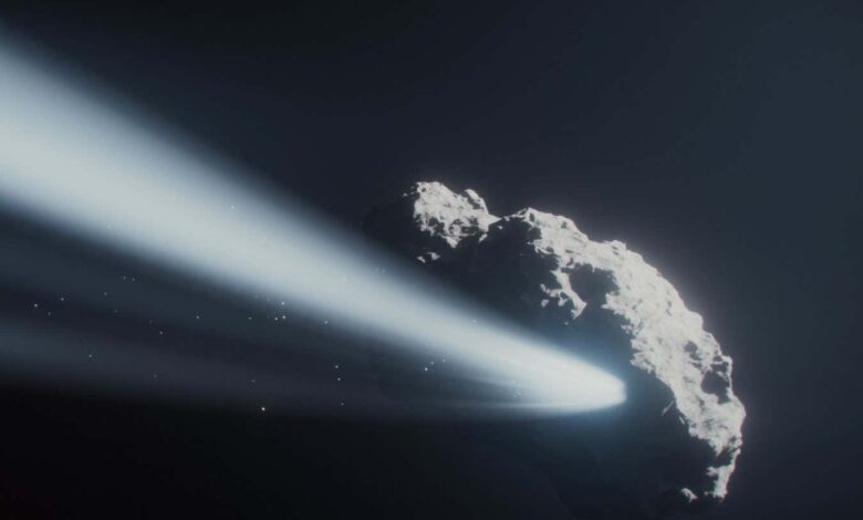 Comet 41P flips its spin direction—first time astronomers spot it