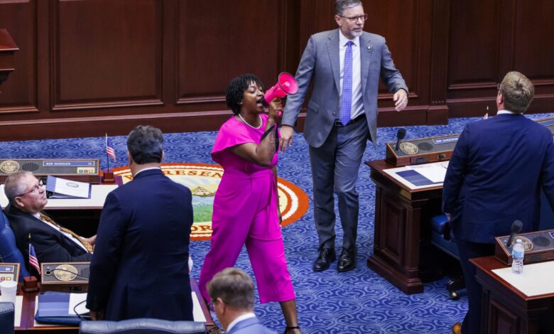 2 Florida Democrats flip votes on GOP map redraw after bullhorn confusion