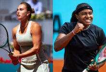 Tuesday quarterfinal preview: Sabalenka, Baptiste reconverge in Madrid