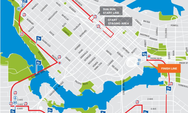 Vancouver Sun Run: Traffic disruptions Sunday—road closures & timing