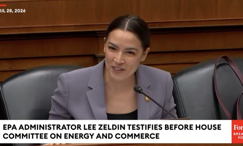AOC Presses EPA Chief on Alleged Glyphosate Conflict
