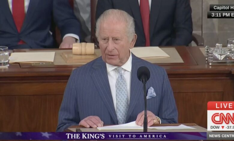 King Charles Warns WHCD Shooting Won’t Succeed in U.S. Joint Address