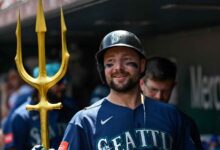 Mariners catcher Cal Raleigh’s “Big Dumper” cup steals the show