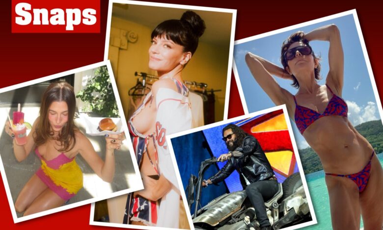 Star Snaps of the Week: Hailey Bieber, Lily Allen, Jason Momoa