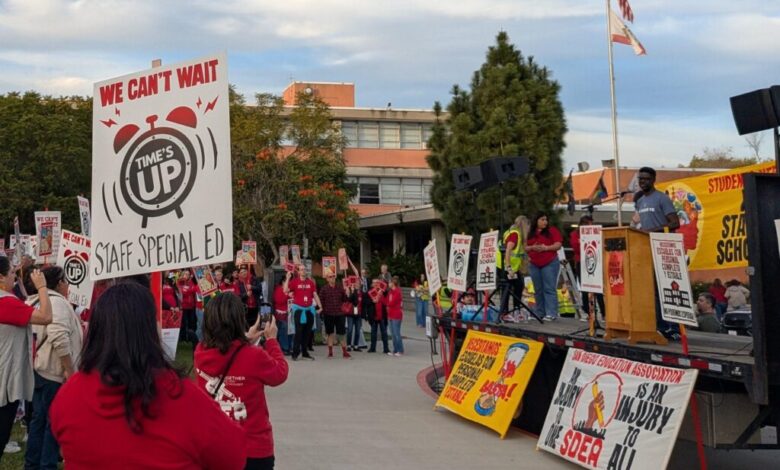 Special education becomes the flashpoint in teacher talks