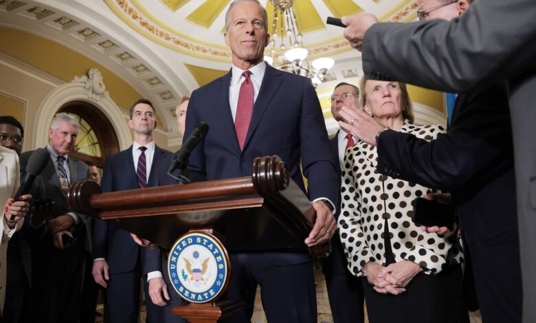 Republicans lack clear strategy for Iran war spending as Democrats push back