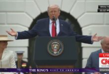 Trump quips about mom’s ‘crush’ on King Charles during US-UK remarks