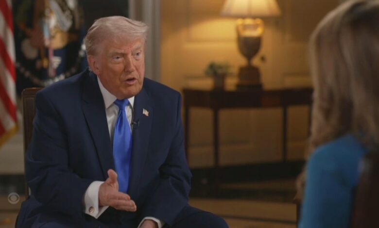 Trump tells 60 Minutes he wasn’t worried in White House Correspondents’ Dinner attack
