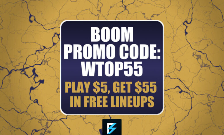 Boom Promo Code WTOP55:  Bonus for NBA Playoff Night