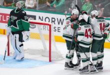 Wild crush Stars 6-1 in Game 1: Wallstedt shines