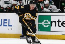 Bruins’ Zadorov Fined After Cross-Checking Dahlin