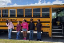 Middle schoolers stop runaway bus after driver passes out behind the wheel
