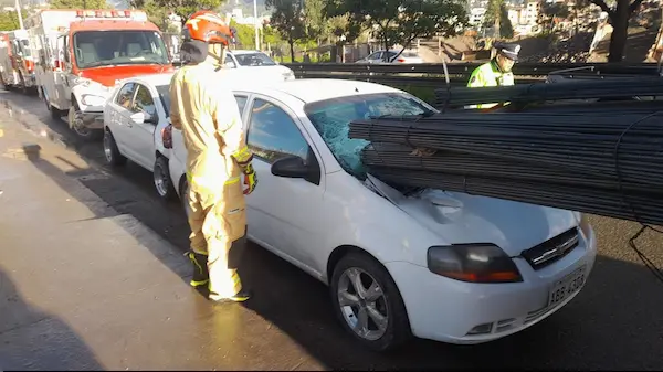 Accidente en Carmen de Guzho deja a un hombre herido y revela riesgos viales
