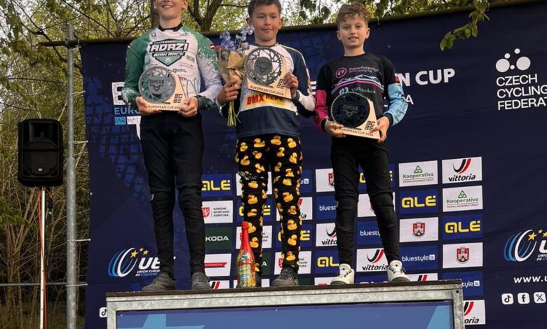 Evropski pokal BMX Race na Češkem: Slovenci do stopničk #foto