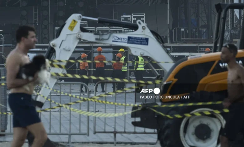 Un trabajador muere en accidente durante montaje de show de Shakira en Río