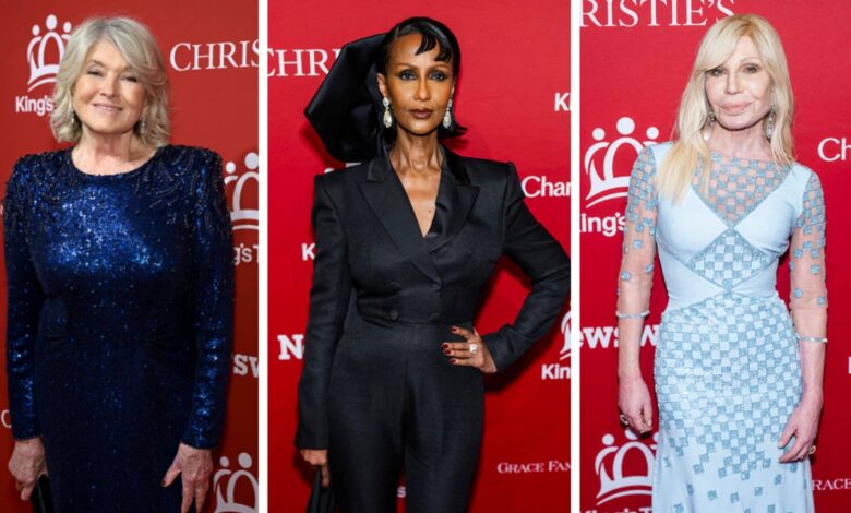 Iman Turns Heads at the King’s Trust Global Gala