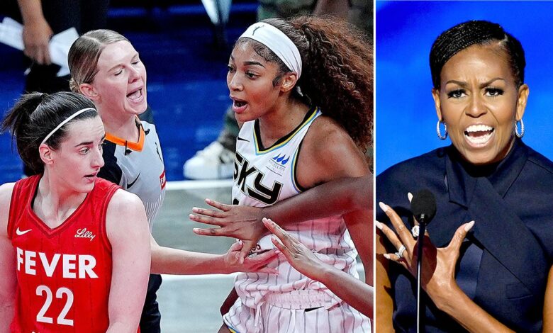 Michelle Obama backs Angel Reese: “I’d take the fine” to avoid reporters