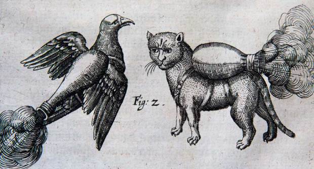Explosive Cats Imagined in a Strange, 16th Century Military Manual