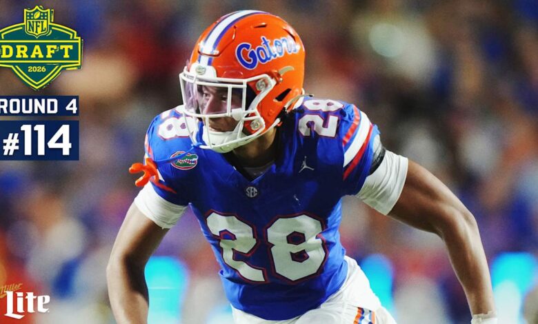 Cowboys select Devin Moore in fourth-round of 2026 NFL Draft