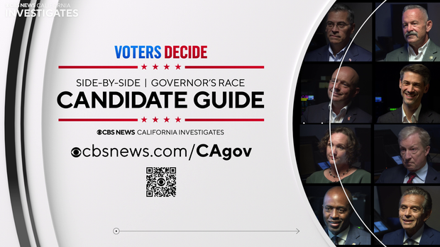 CBS News California launches governor’s race guide for voters
