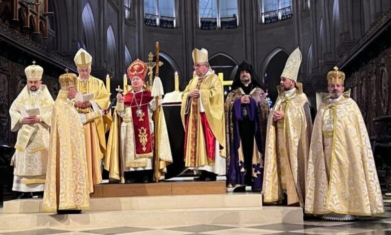 Փարիզի Աստվածամոր տաճարում՝ Հայոց ցեղասպանության զոհերի հիշատակի պատարագը