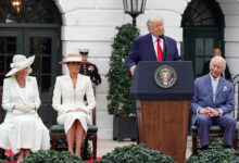 Trump Handhold Moment With Melania Sparks Viral Backlash