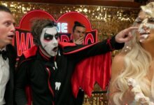 Maryse’s face goes in the cake as Danhausen crashes the wedding on SmackDown