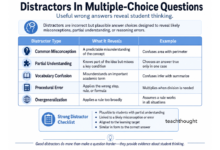 Distractors in Multiple-Choice Questions: Why They Reveal Learning