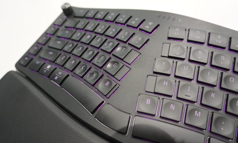 Razer Pro Type Ergo boosts office productivity—my desk setup results